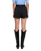 BLACK PLEATED SKORT Flowering Girl