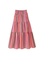 Melisa Stripe Two-Piece Set Flowering Girl