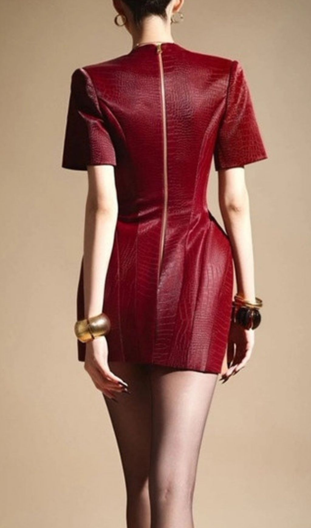 Kani Red Mini Dress Flowering Girl