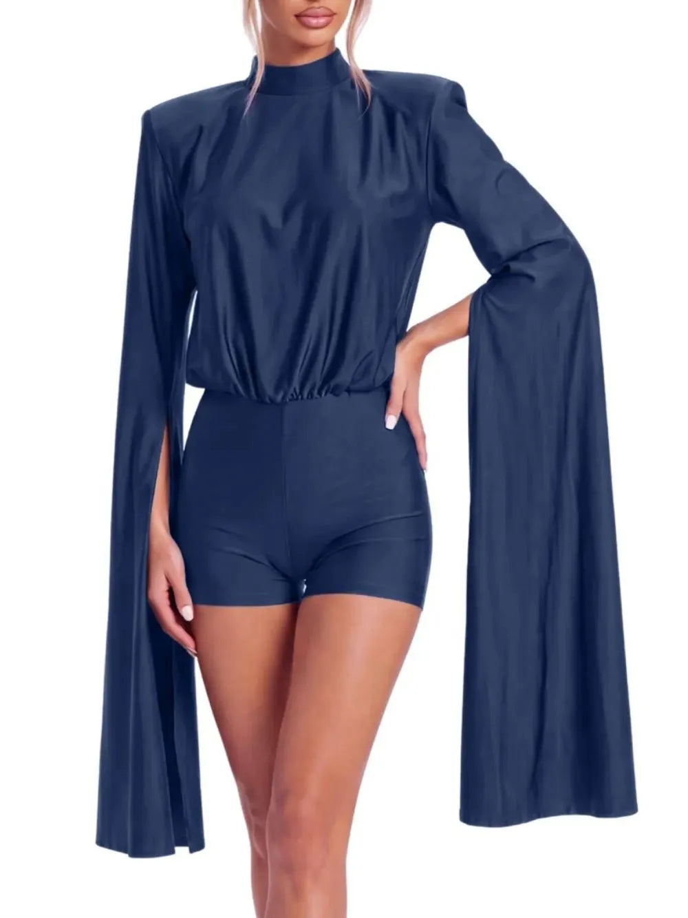Kessune Cape Sleeve Romper Flowering Girl