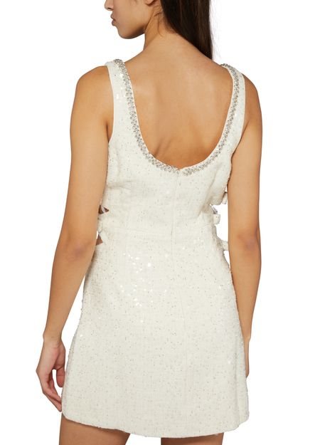 GOLD BOUCLE CUT OUT MINI DRESS Flowering Girl