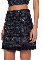 RUFFLED TWEED SKIRT Flowering Girl