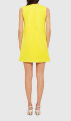 Evalyse Sleeveless Flower Mini Dress Flowering Girl