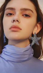 Starfish Diamond Earrings Flowering Girl