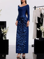Harita Off Shoulder Flower Bandage Maxi Dress Flowering Girl