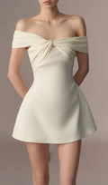 Kanika Off-Shoulder Mini Dress Flowering Girl