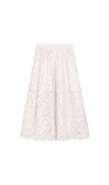 JUPON MESH FLORAL EMBROIDERED MAXI SKIRT Flowering Girl