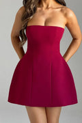 Asha Mini Dress - Wine Flowering Girl