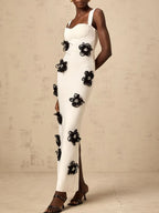 Arely Flower Maxi Bandage Dress Flowering Girl