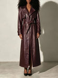 Melika Leather Coat Flowering Girl