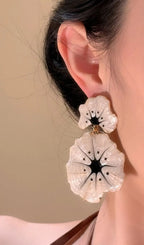 Georgie Flower Earrings Flowering Girl