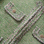 Breagha Green Two-Piece Set Flowering Girl