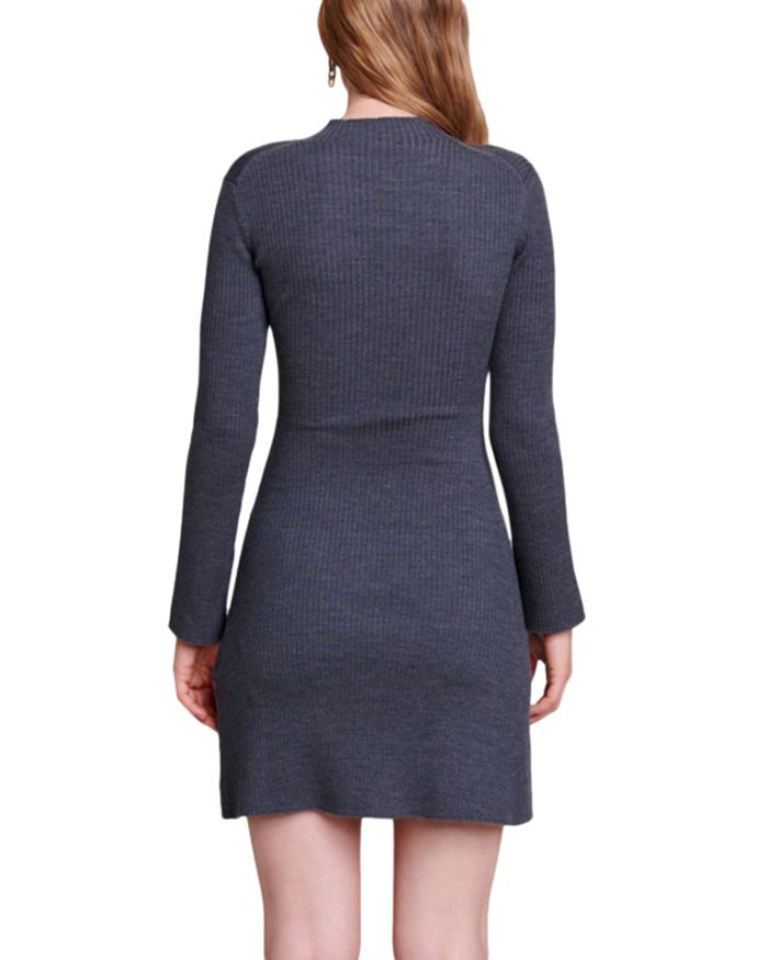 EMBELLISHED RIBBED-KNIT MINI DRESS Flowering Girl