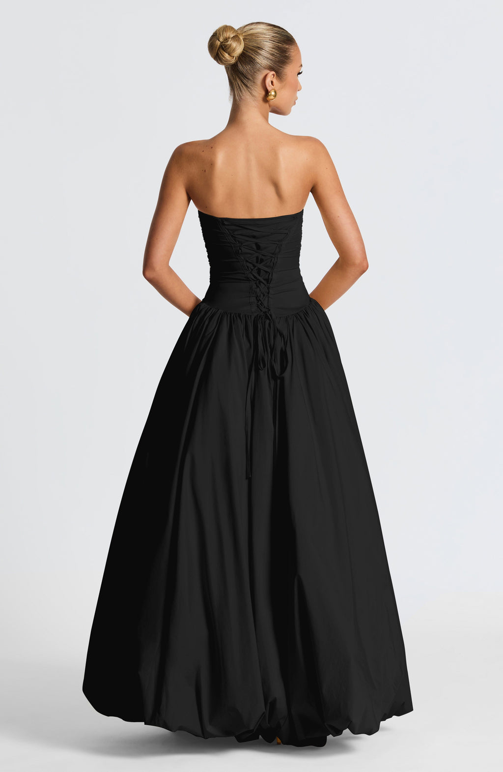 Jillian Maxi Dress - Black Flowering Girl