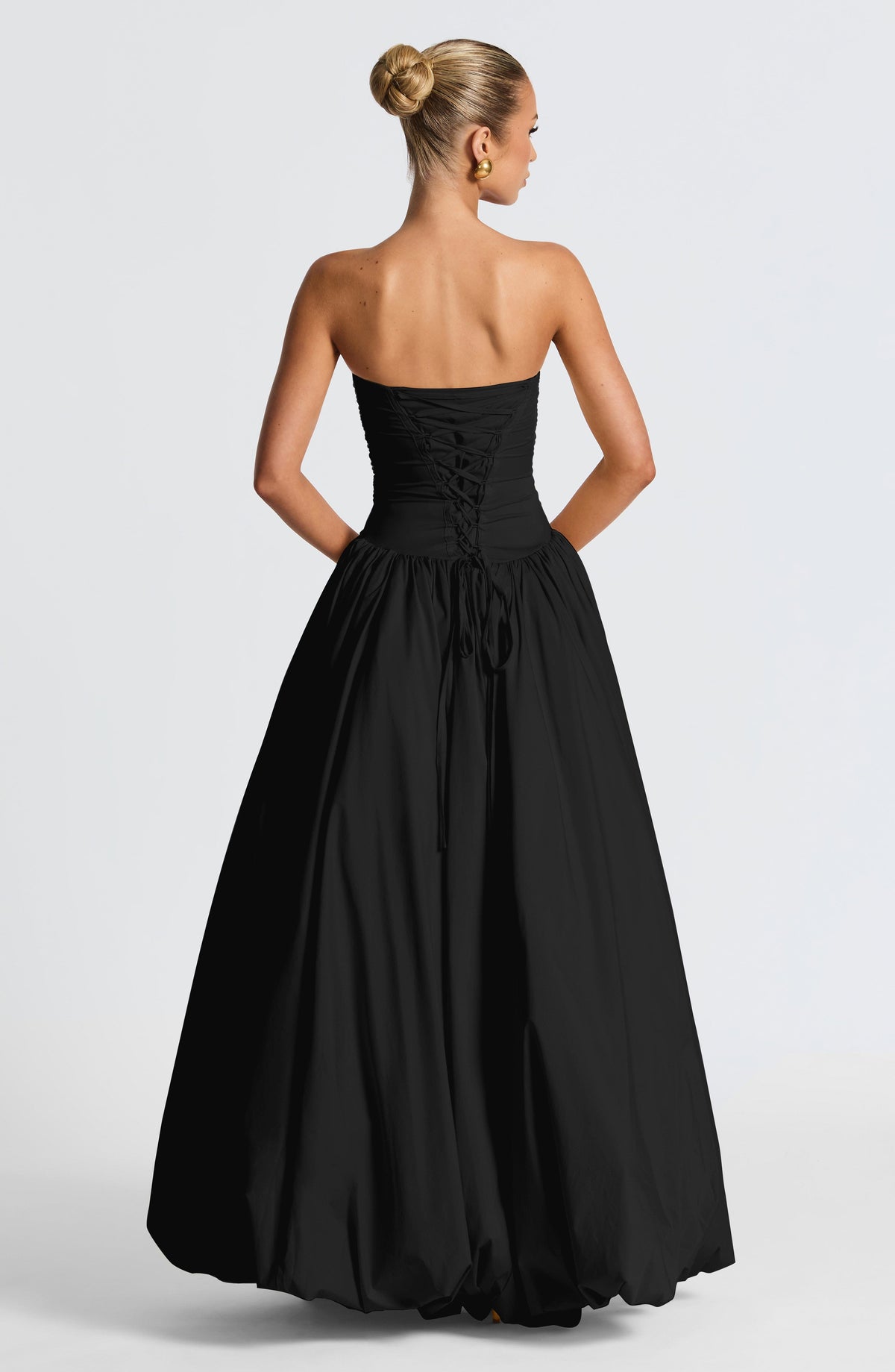 Jillian Maxi Dress - Black Flowering Girl