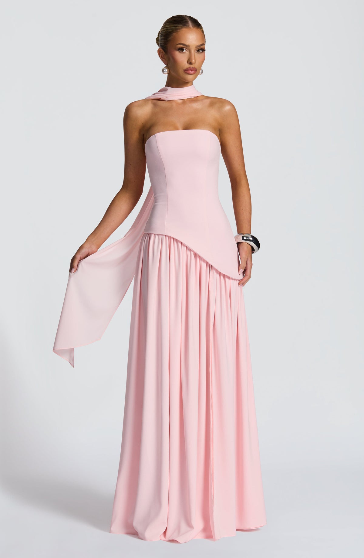 Maliyah Maxi Dress - Blush Flowering Girl
