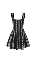Russel Jacquard Mini Dress Flowering Girl
