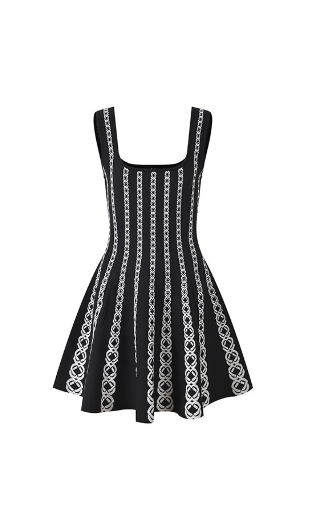 Russel Jacquard Mini Dress Flowering Girl