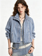 Matoaka Denim Jacket Flowering Girl