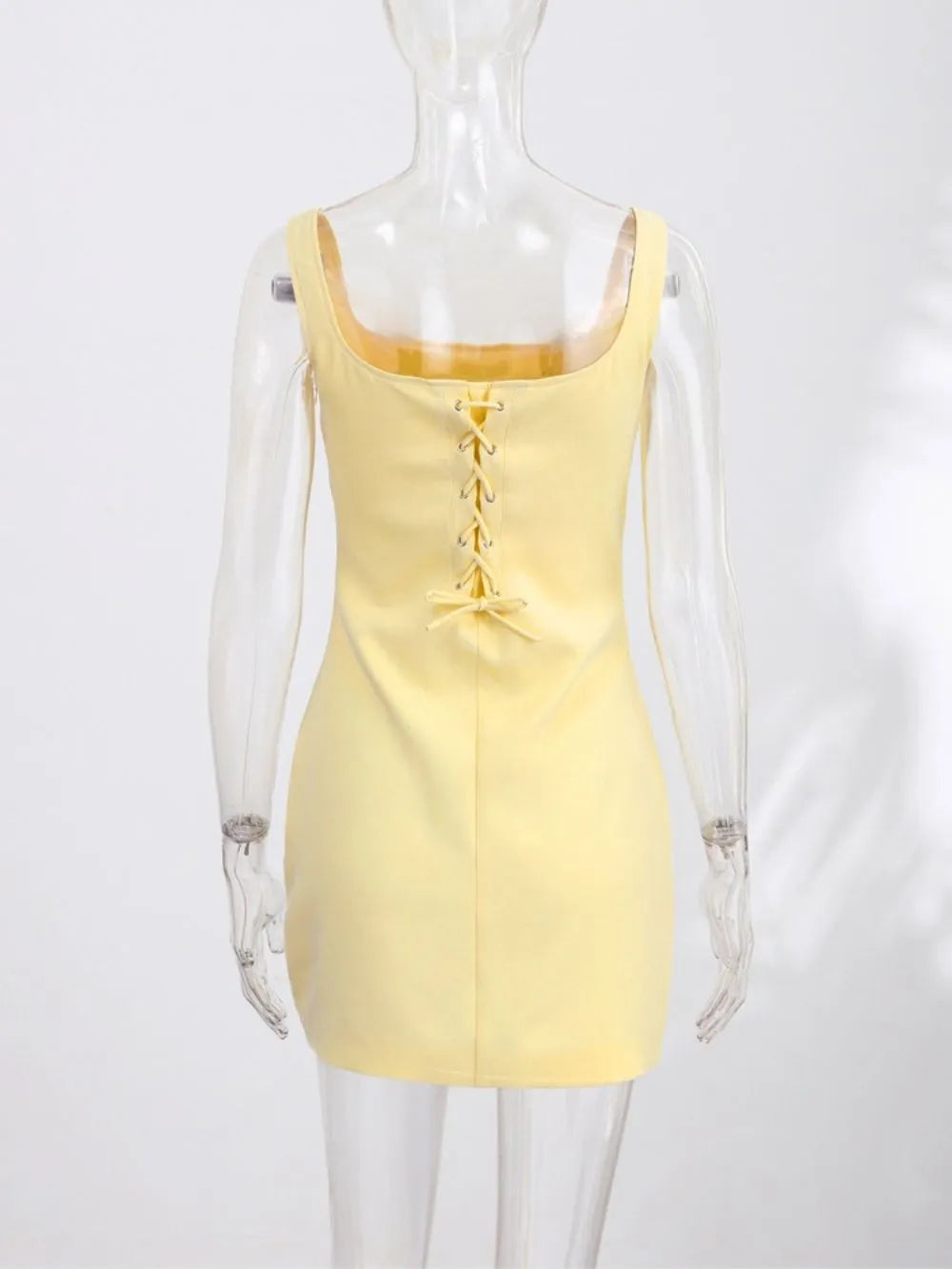 Conlan Yellow Embellished Mini Dress Flowering Girl