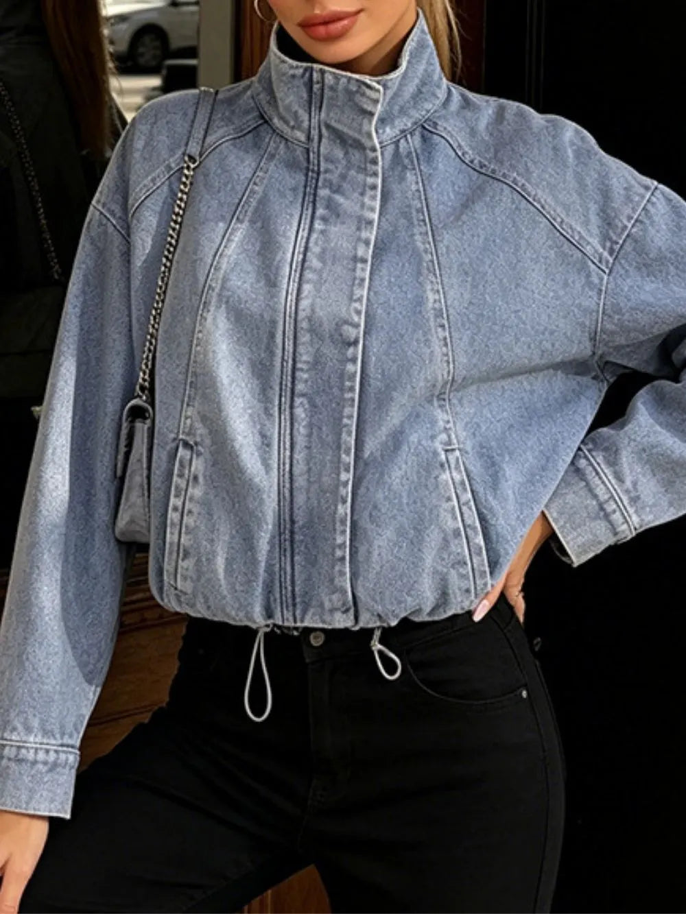 Matoaka Denim Jacket Flowering Girl