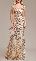 Arzilla Sequin Gown Flowering Girl