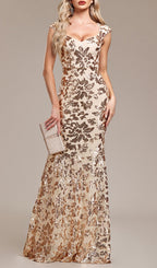 Arzilla Sequin Gown Flowering Girl