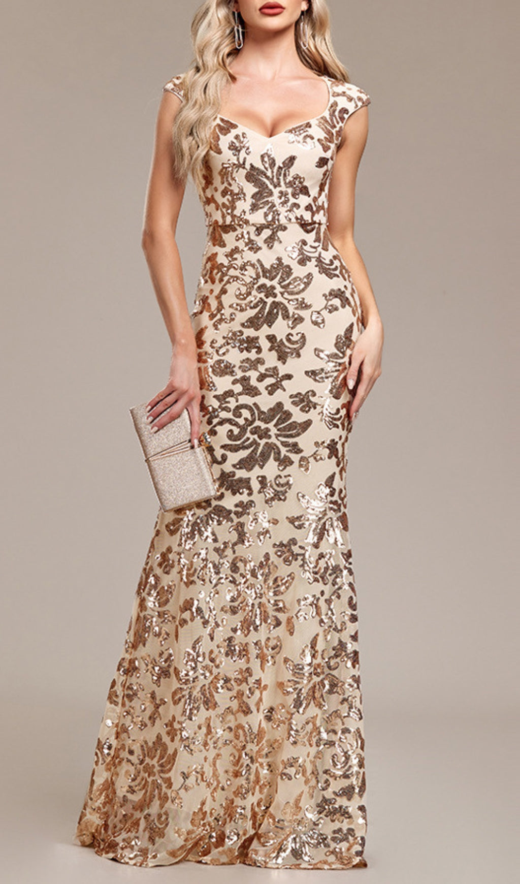 Arzilla Sequin Gown Flowering Girl