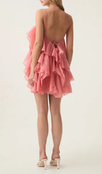 Pandorea Layered Mini Dress Flowering Girl