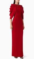 Kyû Red Diamante Maxi Dress Flowering Girl