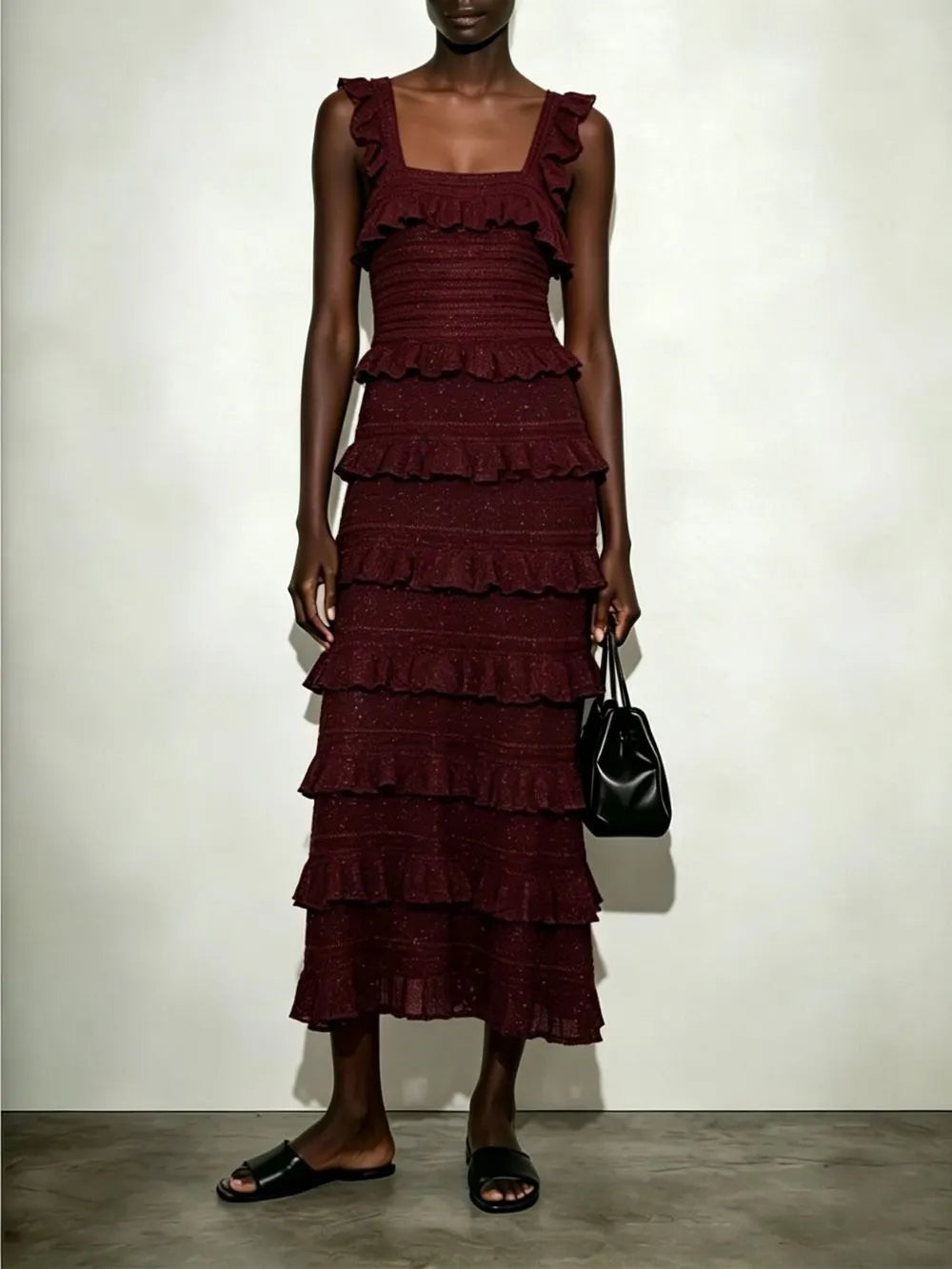 Makali Layered Two-Piece Set Flowering Girl