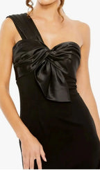 Kfira Black Bow Maxi Dress Flowering Girl