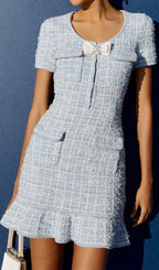 Eiffel Bow Mini Dress Flowering Girl