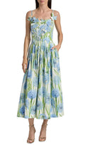 Kaari Floral Midi Dress Flowering Girl