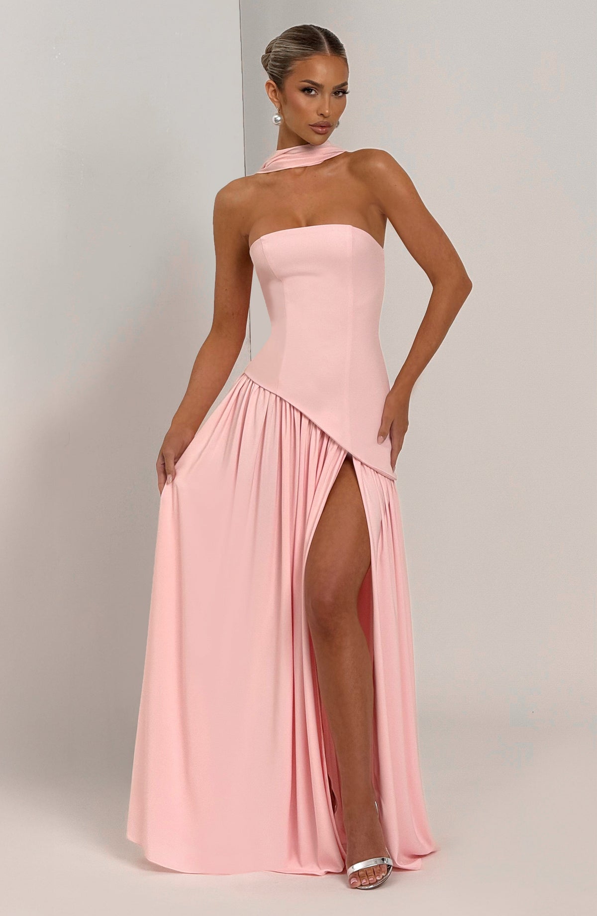 Maliyah Maxi Dress - Blush Flowering Girl