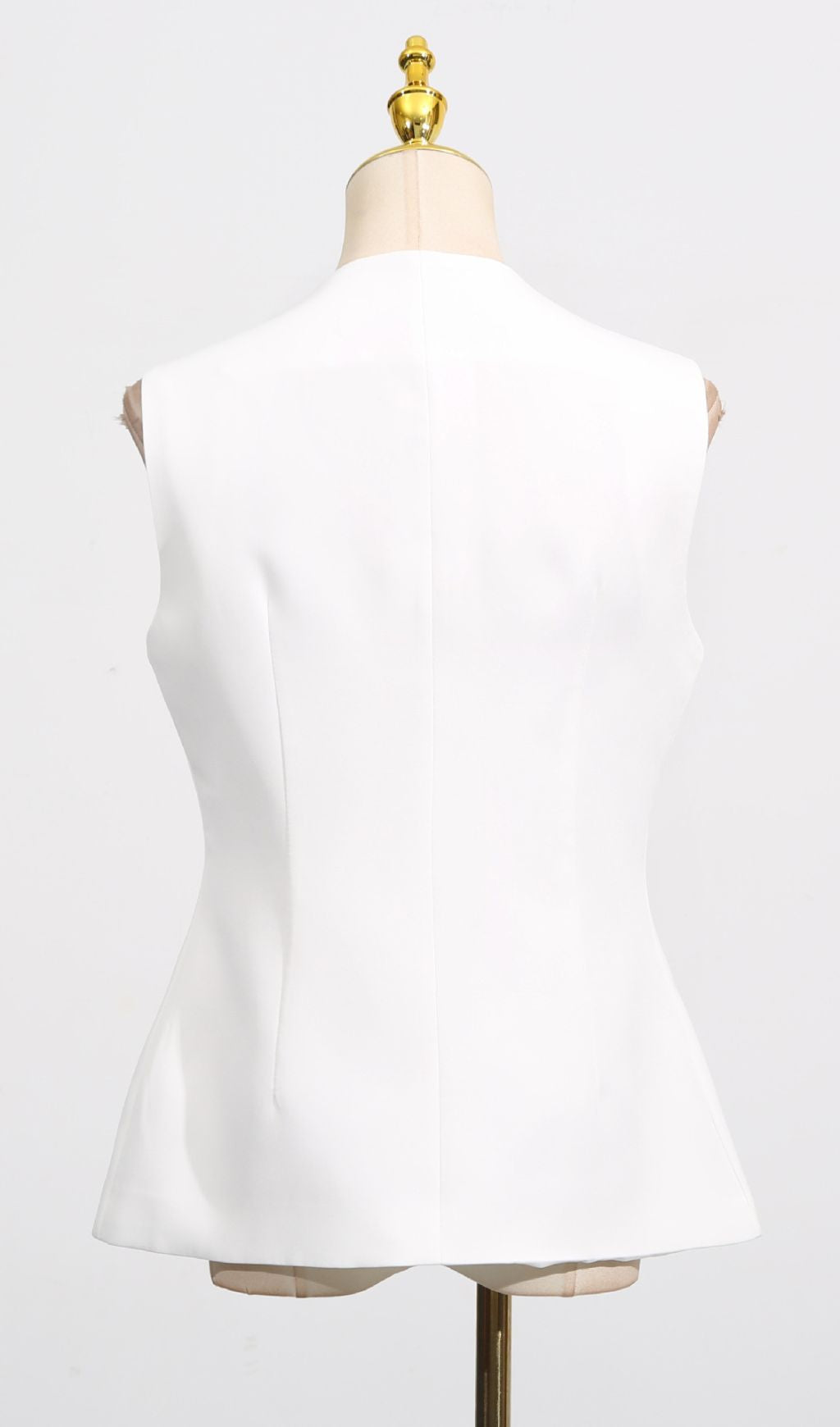 Kailynn White Vest Flowering Girl