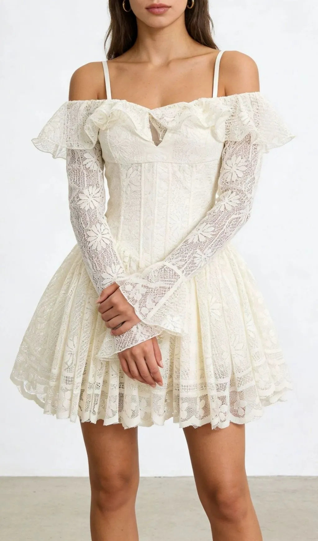 Kestrel Long Sleeve Mini Dress Flowering Girl