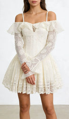 Kestrel Long Sleeve Mini Dress Flowering Girl