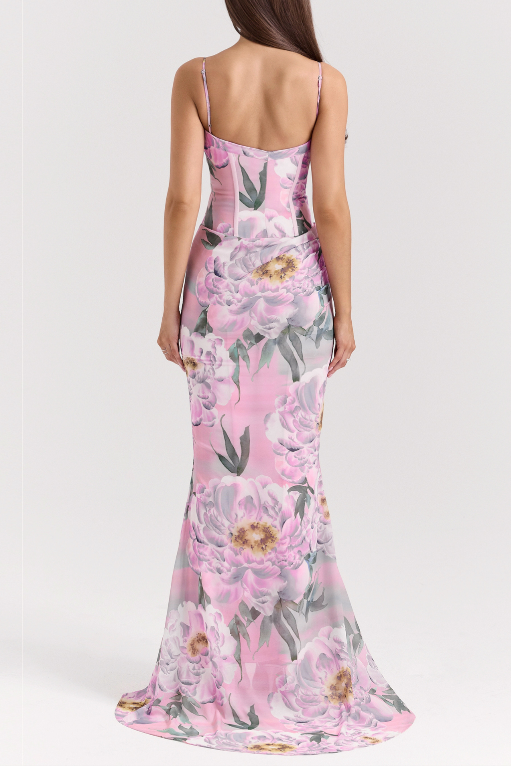 Letitia Floral Corset Maxi Dress Flowering Girl