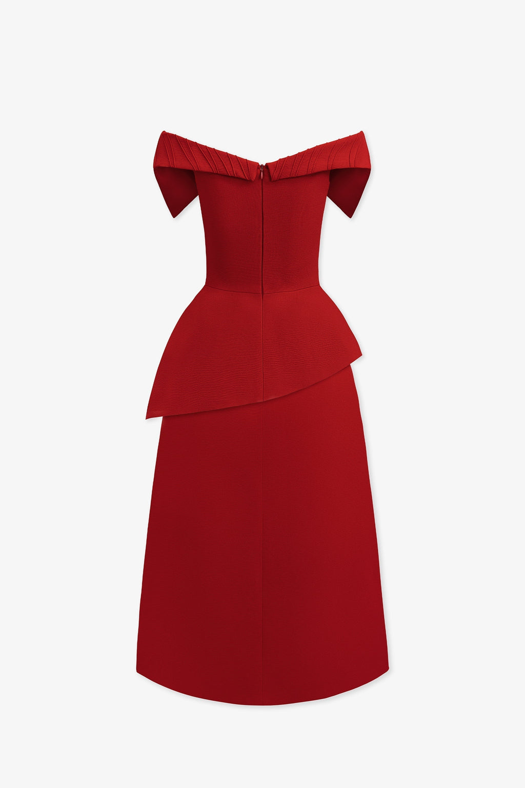 Harper Off-Shoulder Set In Red Flowering Girl