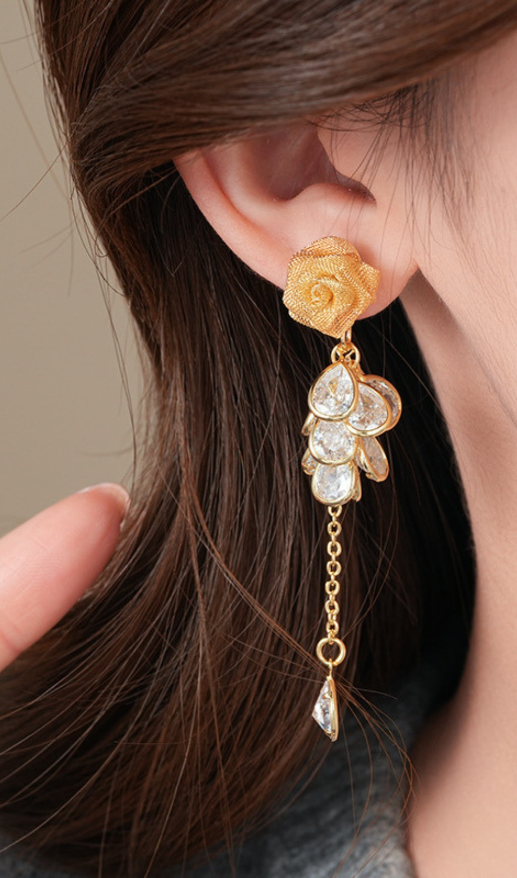 Didier Flower Earrings Flowering Girl