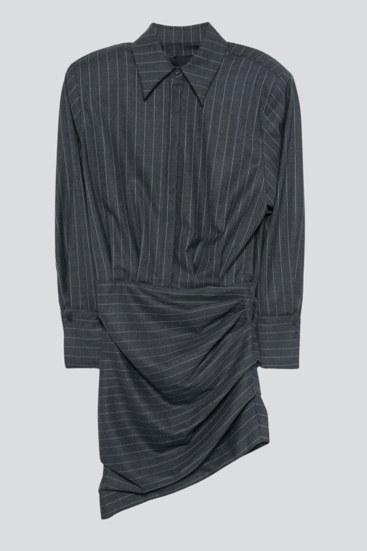 Ochre Stripe Mini Shirt Dress Flowering Girl