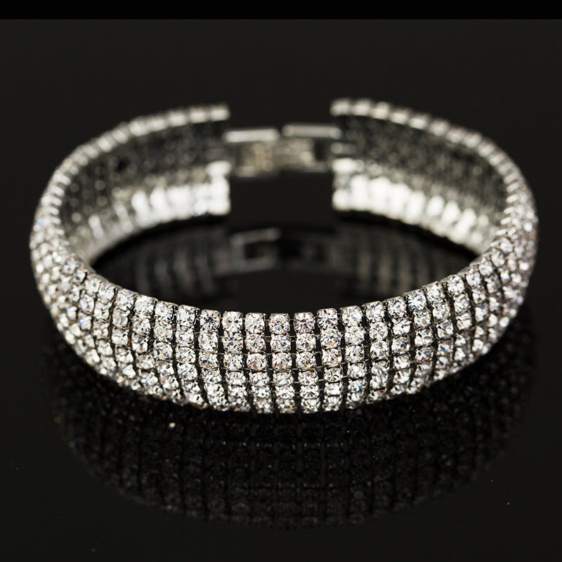Diamond Bracelets Flowering Girl