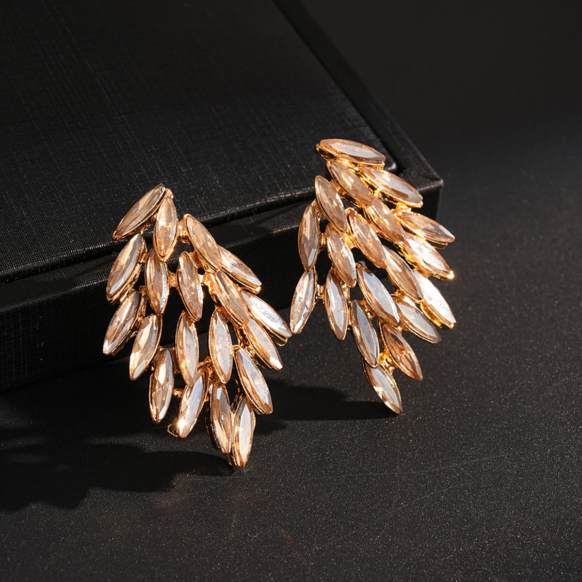 Katinka Diamante Earrings Flowering Girl