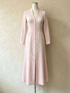 Masahide Long Sleeve Slit Maxi Dress Flowering Girl