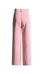 Itala Pink Diamante Jeans Flowering Girl