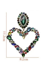 Diamonate Earrings Flowering Girl