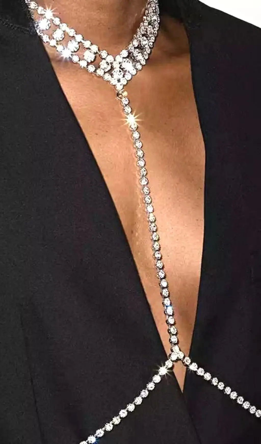 Crystal Body Chain Flowering Girl