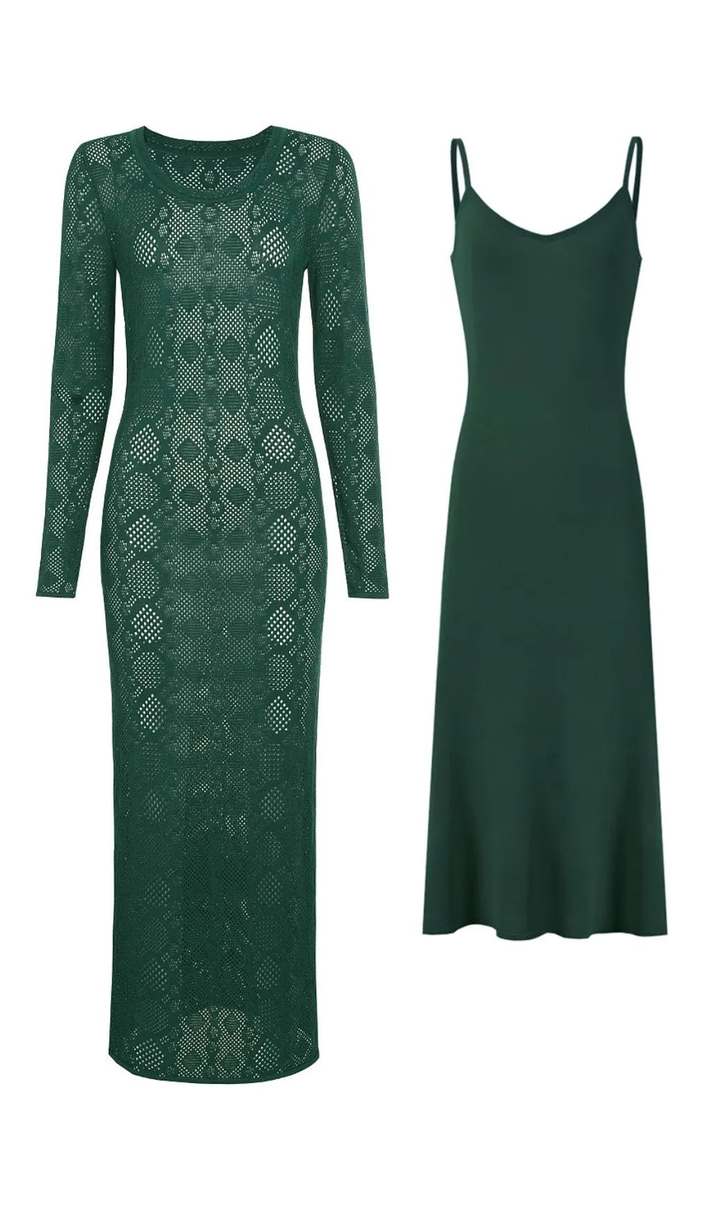 Jaime Long Sleeve Knit Midi Dress Flowering Girl