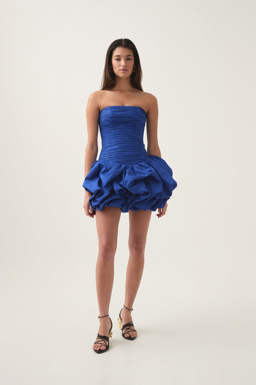Violette Bubble Hem Mini Dress Flowering Girl